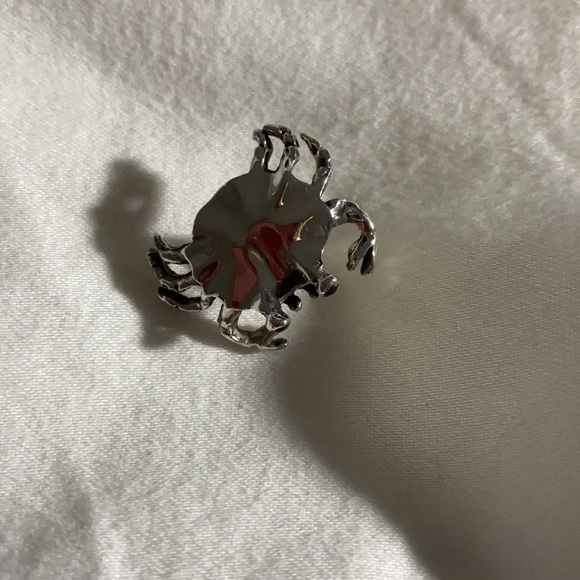 Stirling Silver Crab Earrings :) - Picture 5 of 5
